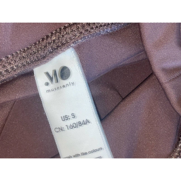 Muses Only Women's Size S Brown Flared Leggings Athletic Yoga Pants - Picture 4 of 7